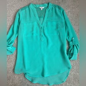 Candies Women's Teal Blouse